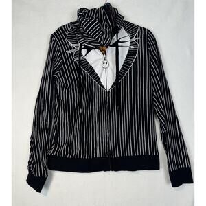 The Nightmare Before Christmas Disney Jack & Sally Reversible Zip Hoodie XL